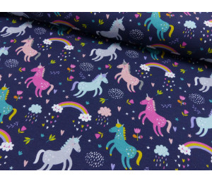 Jersey - Dreaming Unicorn dunkelblaugrau schwarz